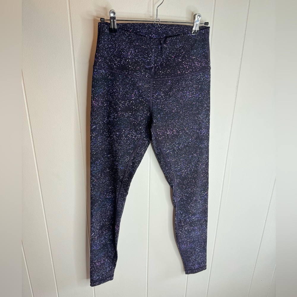 Lululemon purple galaxy leggings